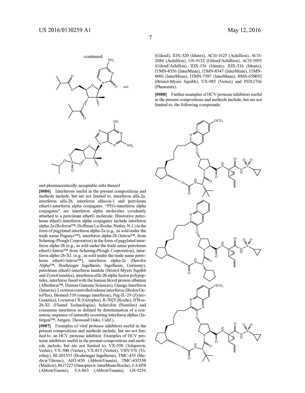 SUBSTITUTED BENZOFURAN COMPOUNDS AND METHODS OF USE THEREOF FOR THE     TREATMENT OF VIRAL DISEASES - diagram, schematic, and image 08