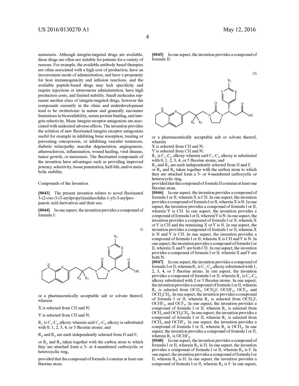 FLUORINATED 3-(2-OXO-3-(3-ARYLPROPYL)IMIDAZOLIDIN-1-YL)-3-ARYLPROPANOIC     ACID DERIVATIVES - diagram, schematic, and image 05