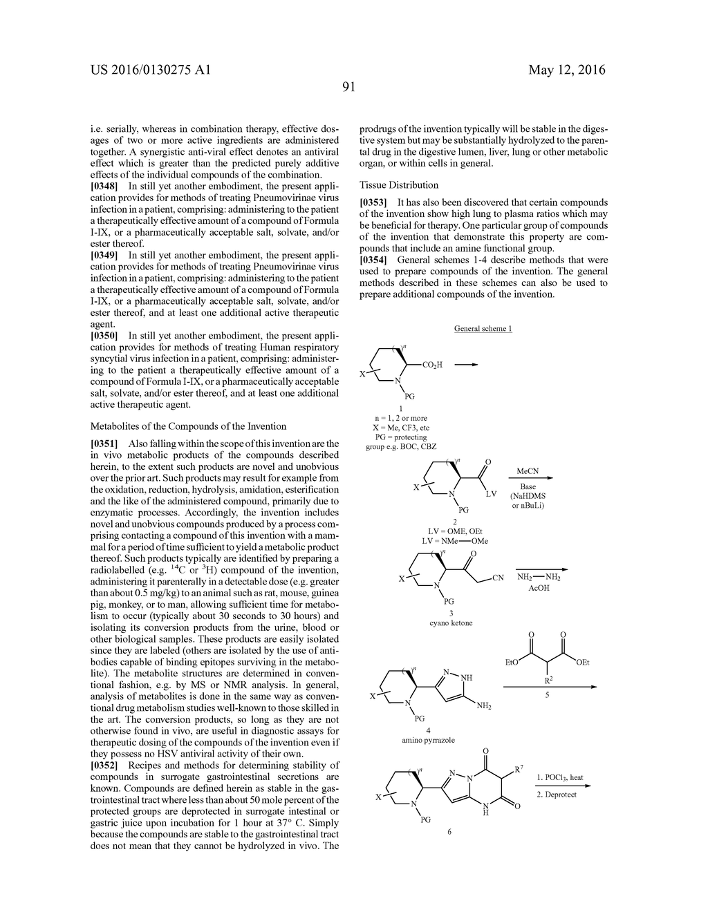 PYRAZOLO[1,5-A]PYRIMIDINES FOR ANTIVIRAL TREATMENT - diagram, schematic, and image 92