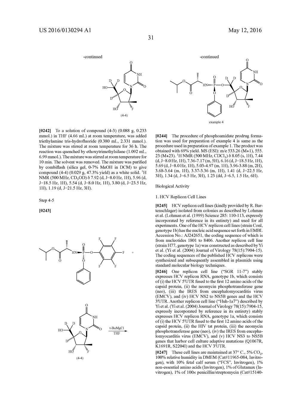 DEUTERATED NUCLEOSIDE/TIDE DERIVATIVES - diagram, schematic, and image 32