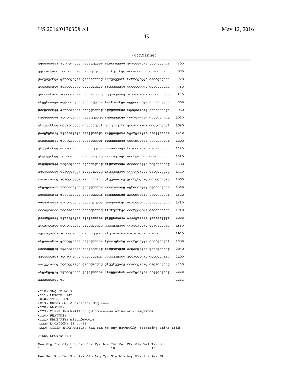 Nucleic Acid Molecules Encoding Novel Herpes Antigens, Vaccine Comprising     The Same, And Methods Of Use Thereof - diagram, schematic, and image 76