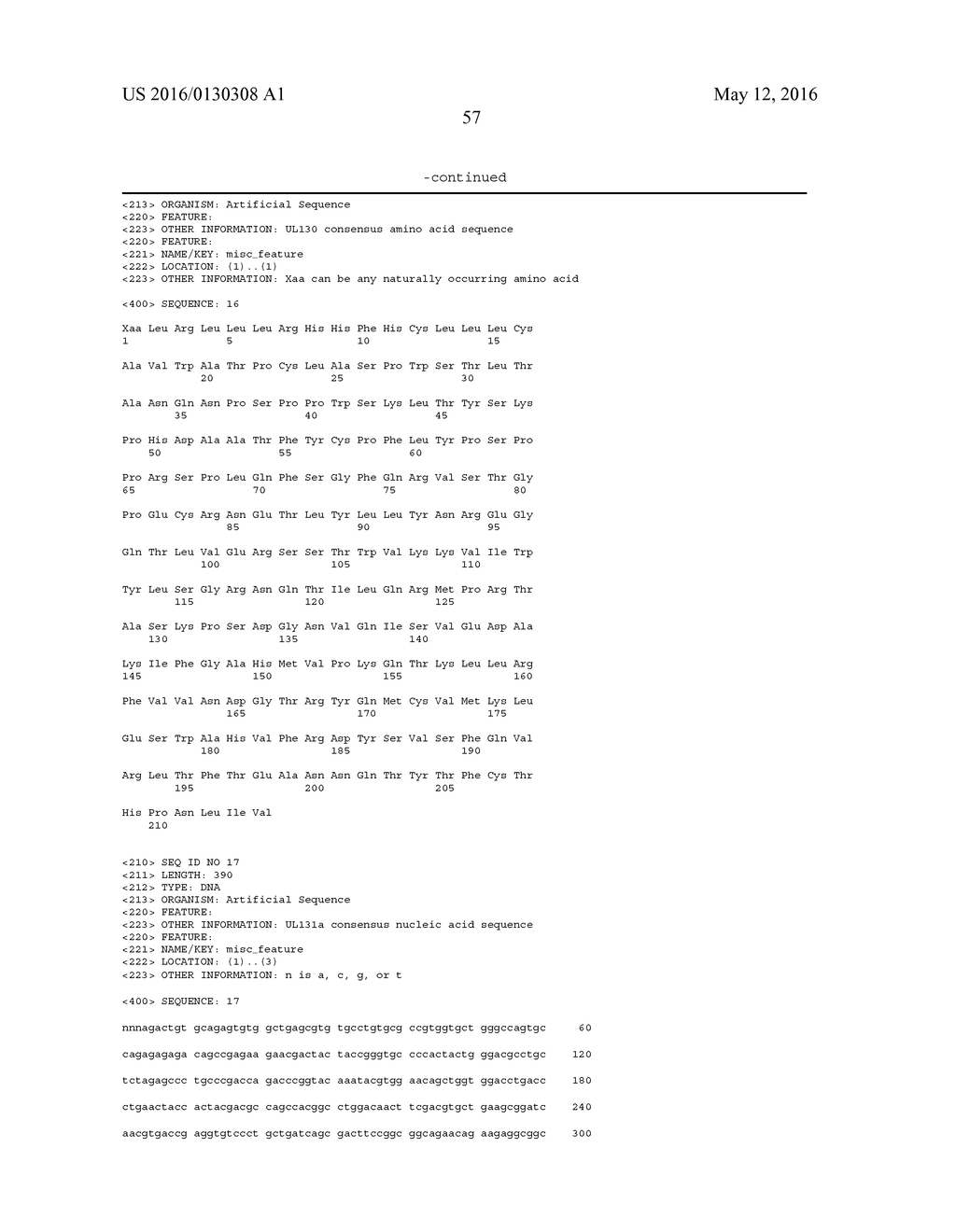 Nucleic Acid Molecules Encoding Novel Herpes Antigens, Vaccine Comprising     The Same, And Methods Of Use Thereof - diagram, schematic, and image 84