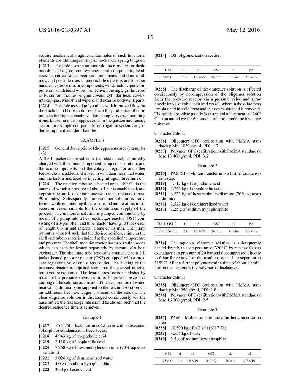 METHOD FOR CONTINUOUSLY PRODUCING POLYAMIDE OLIGOMERS AND PRODUCING     SEMICRYSTALLINE OR AMORPHOUS POLYAMIDES THAT CAN BE THERMOPLASTICALLY     PROCESSED - diagram, schematic, and image 16