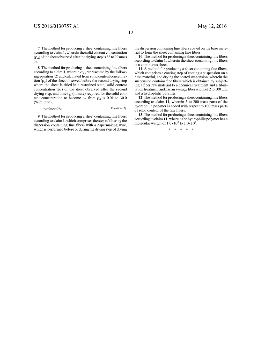 METHOD FOR PRODUCING SHEET CONTAINING FINE FIBERS - diagram, schematic, and image 14