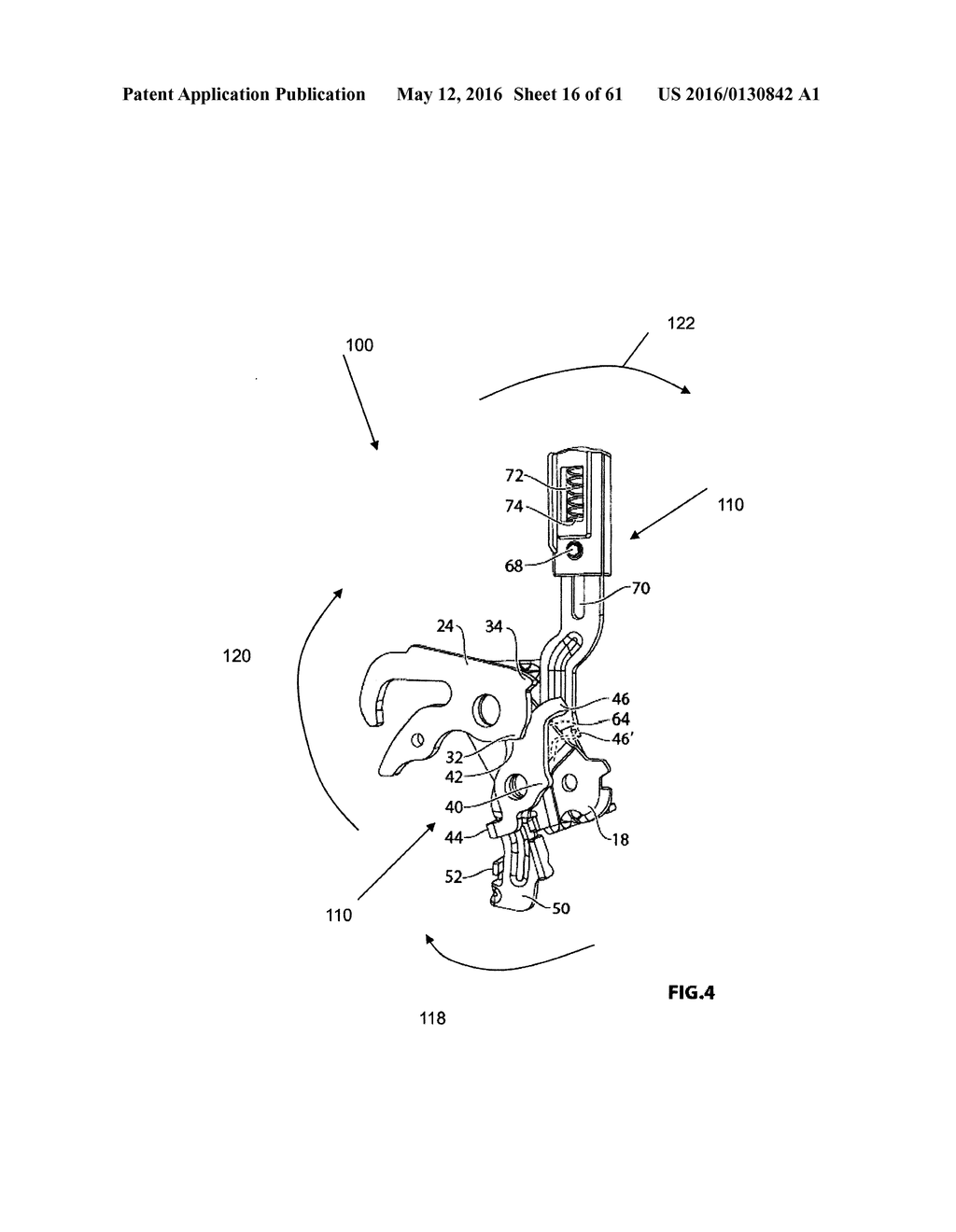 MECHANICAL ASSIST MECHANISM FOR ACTIVE PEDESTRIAN SAFETY LATCH - diagram, schematic, and image 17