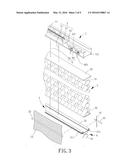 Window Shade Allowing Adjustment of the Amount of Incoming Light in     Different Sections diagram and image