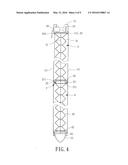 Window Shade Allowing Adjustment of the Amount of Incoming Light in     Different Sections diagram and image