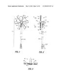 Wind Generator with Lightweight Adjustable Blades diagram and image