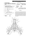 Combination portable industrial/survey instrument stand with conveyance     capacities diagram and image