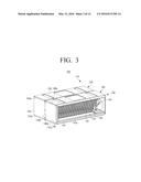 DUCT TYPE AIR CONDITIONING DEVICE AND METHOD FOR ASSEMBLING AND     DISASSEMBLING THE SAME diagram and image