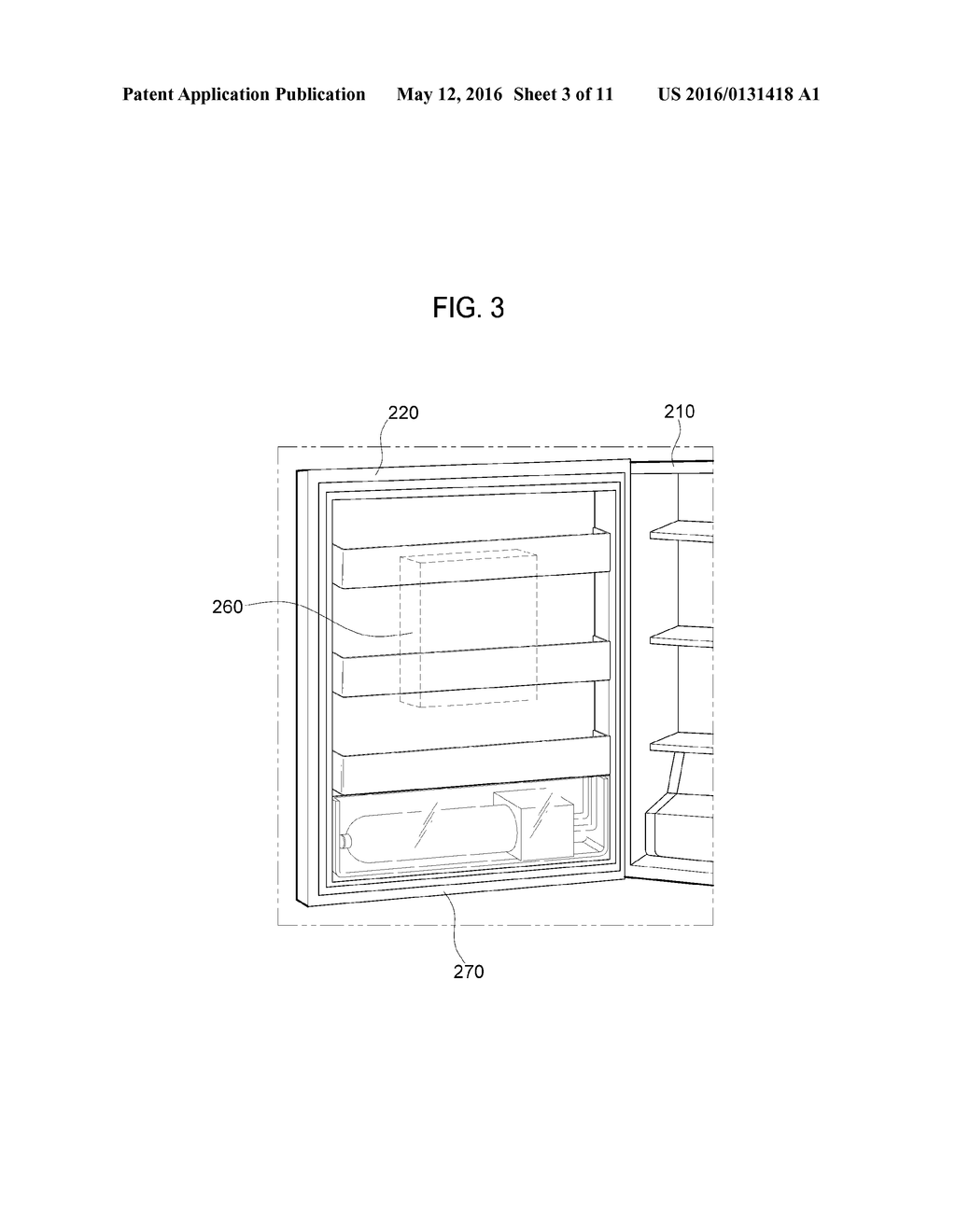 REFRIGERATOR WITH A DETACHABLE WATER TANK - diagram, schematic, and image 04