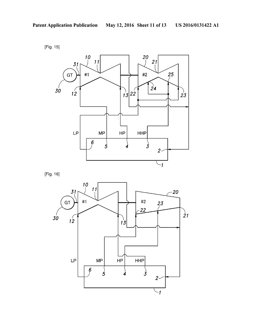 REFRIGERATION COMPRESSION SYSTEM USING TWO COMPRESSORS - diagram, schematic, and image 12