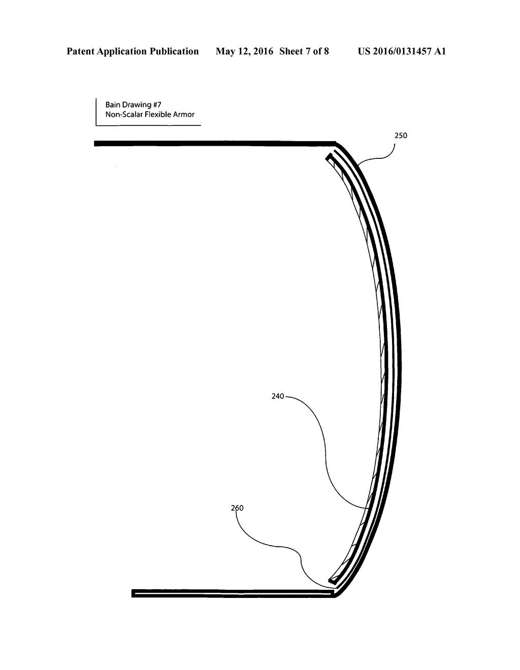 Non-scalar flexible rifle defeating armor system - diagram, schematic, and image 08