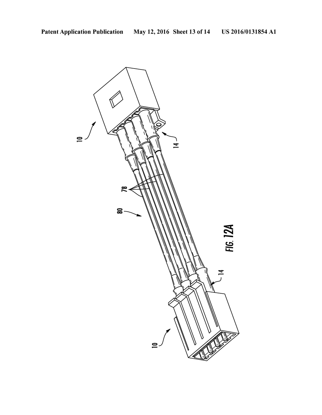 FIBER OPTIC CONNECTOR HAVING A MAIN CONNECTOR BODY AND A PLURALITY OF     REMOVABLE SUB-CONNECTORS - diagram, schematic, and image 14