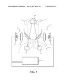 HEAD-MOUNTED DISPLAY SYSTEM INCLUDING AN EYE-TRACKER SYSTEM AND MEANS FOR     ADAPTATION OF THE IMAGES EMITTED diagram and image