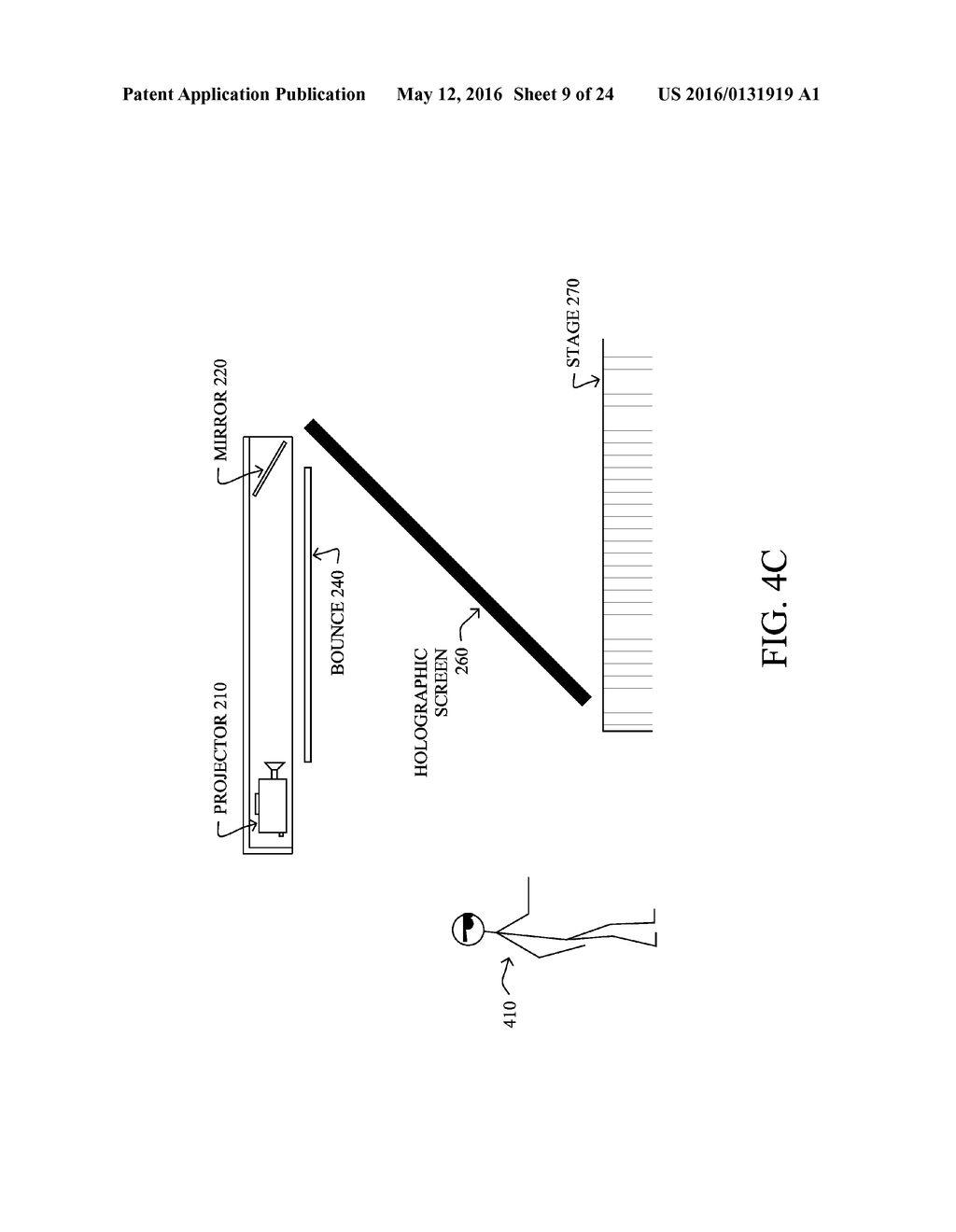 LOW-PROFILE BOUNCE CHAMBER FOR PEPPER'S GHOST ILLUSION - diagram, schematic, and image 10