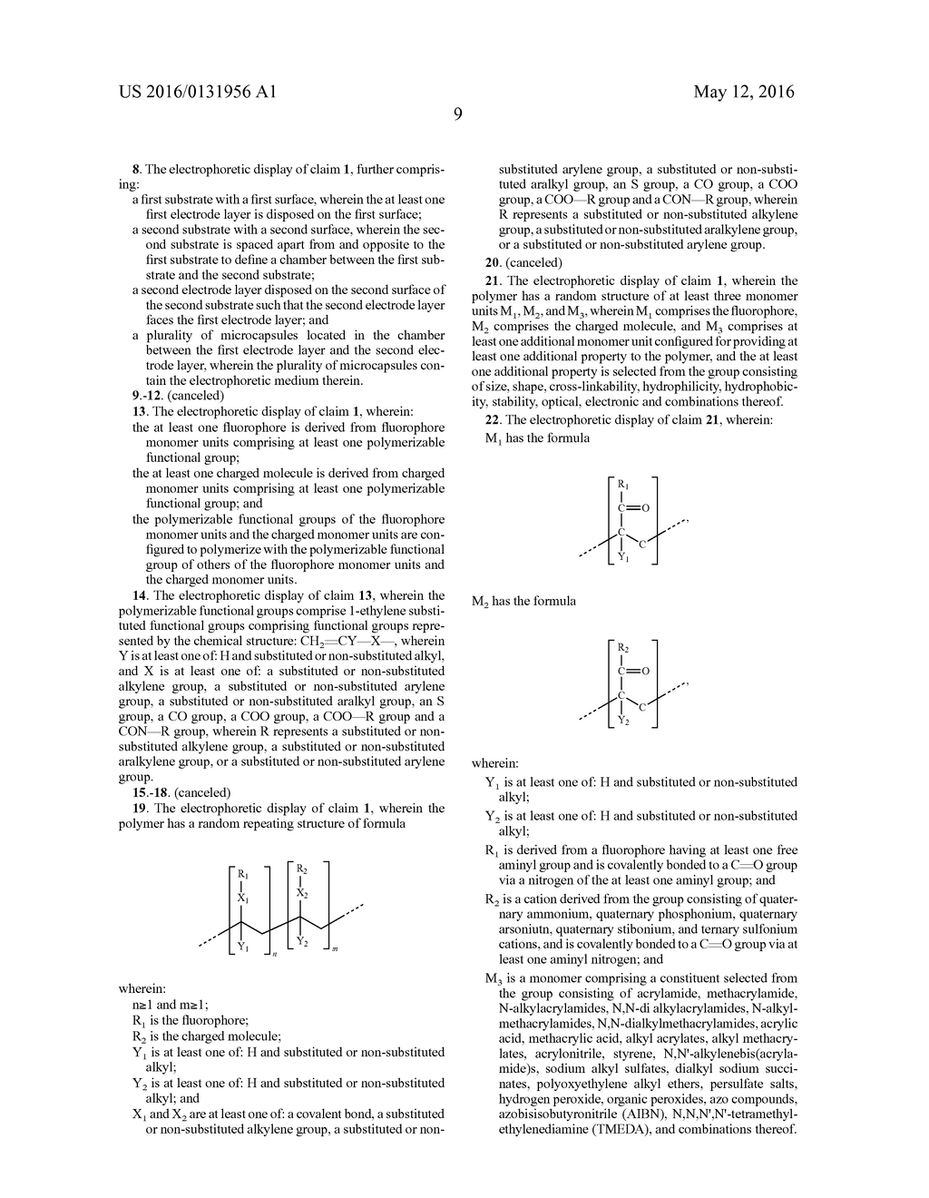 FLUORESCENT PARTICLES FOR ELECTROPHORETIC DISPLAYS - diagram, schematic, and image 16