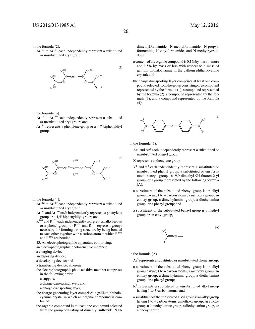 ELECTROPHOTOGRAPHIC PHOTOSENSITIVE MEMBER, PROCESS CARTRIDGE, AND     ELECTROPHOTOGRAPHIC APPARATUS - diagram, schematic, and image 29