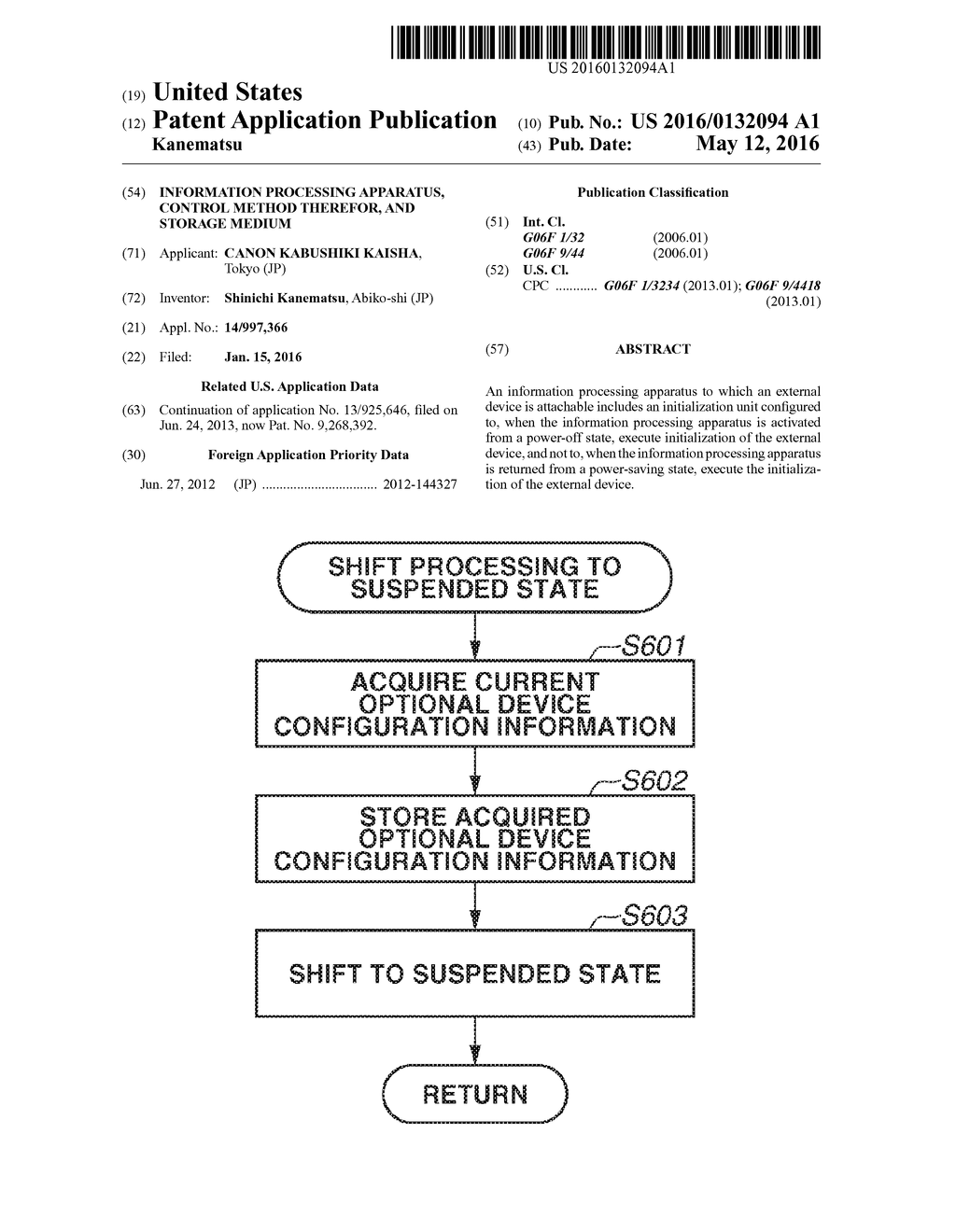 INFORMATION PROCESSING APPARATUS, CONTROL METHOD THEREFOR, AND STORAGE     MEDIUM - diagram, schematic, and image 01