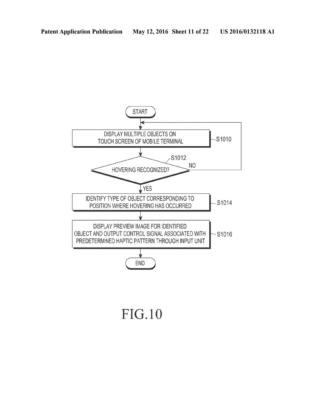 METHOD AND APPARATUS FOR CONTROLLING HAPTIC FEEDBACK OF AN INPUT TOOL FOR     A MOBILE TERMINAL - diagram, schematic, and image 12