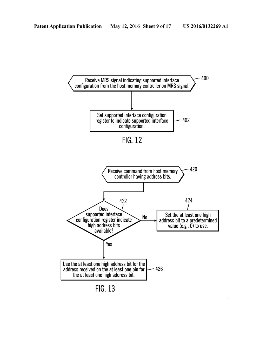 METHOD AND APPARATUS FOR SETTING HIGH ADDRESS BITS IN A MEMORY MODULE - diagram, schematic, and image 10