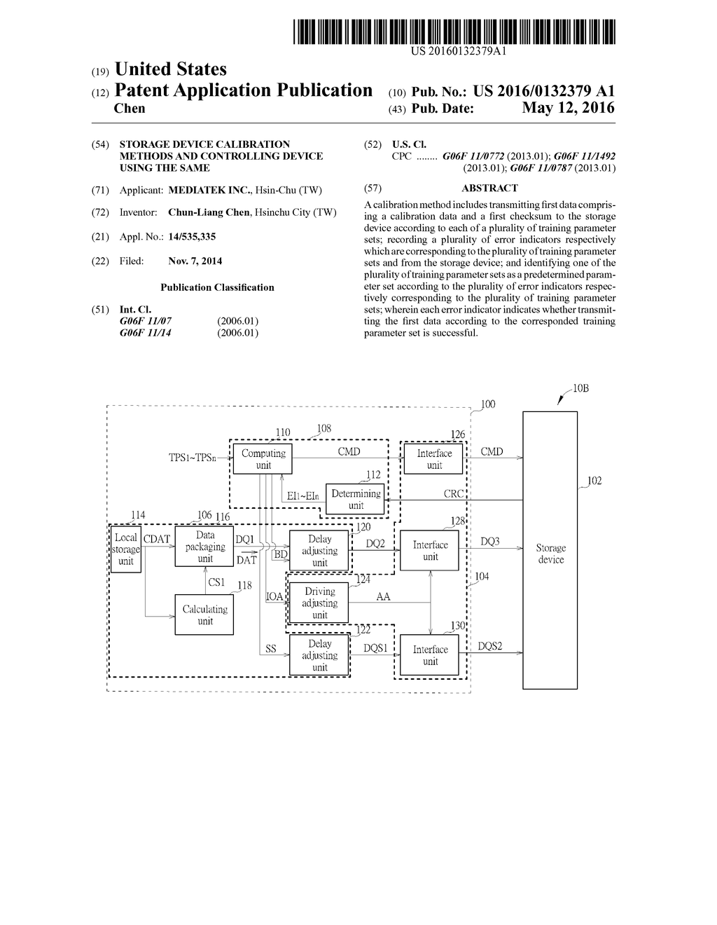 Storage Device Calibration Methods and Controlling Device Using the Same - diagram, schematic, and image 01