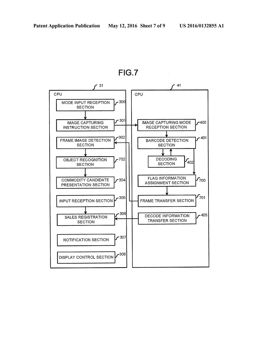 COMMODITY SALES DATA PROCESSING APPARATUS, READING APPARATUS AND METHOD BY     THE SAME - diagram, schematic, and image 08