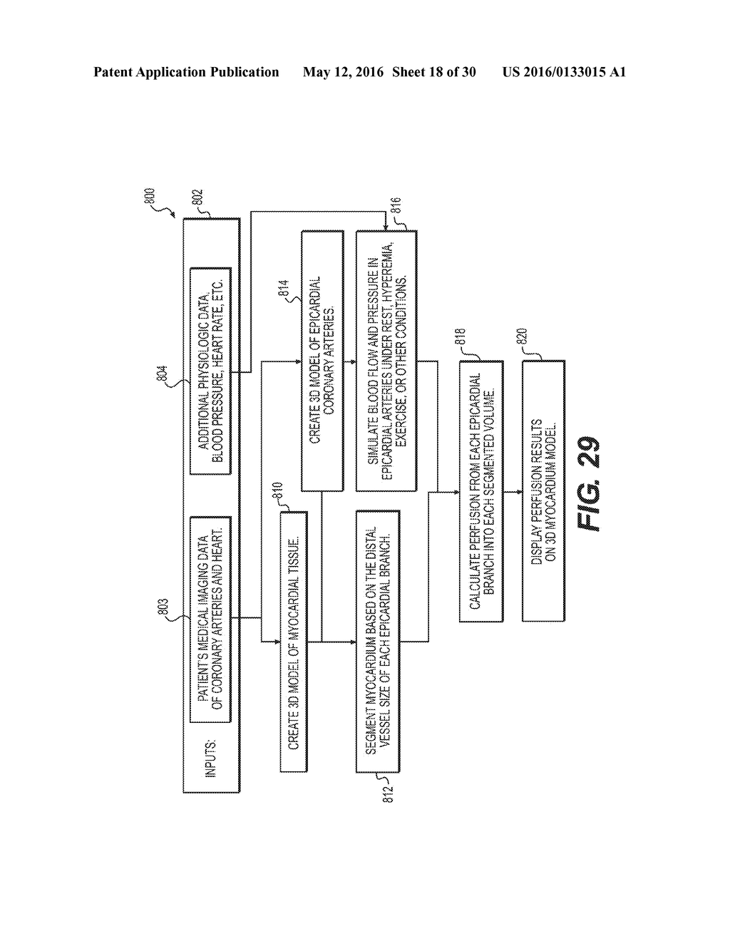 METHOD AND SYSTEM FOR IMAGE PROCESSING TO DETERMINE PATIENT-SPECIFIC BLOOD     FLOW CHARACTERISTICS - diagram, schematic, and image 19