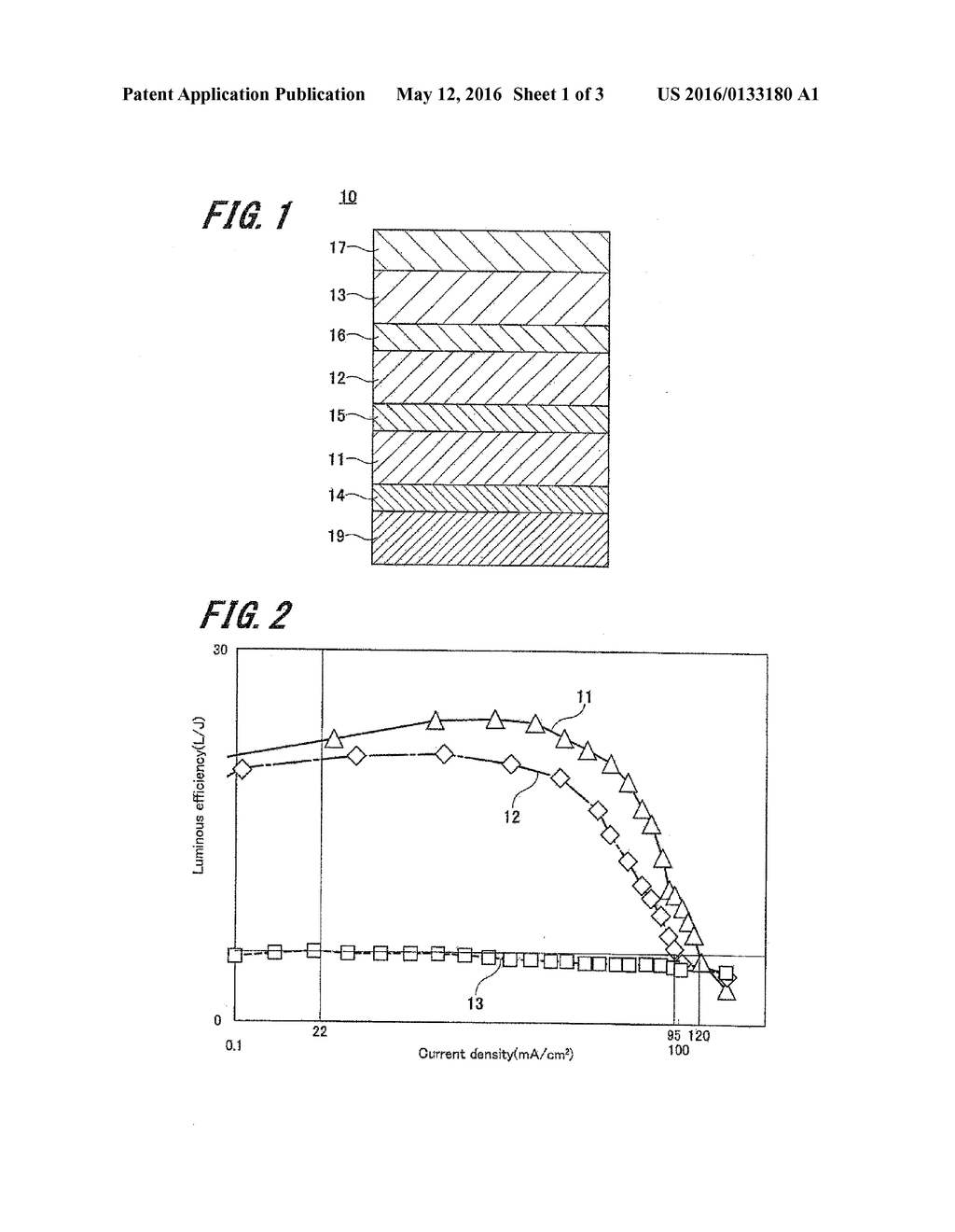 METHOD FOR DRIVING ORGANIC ELECTROLUMINESCENT ELEMENT - diagram, schematic, and image 02