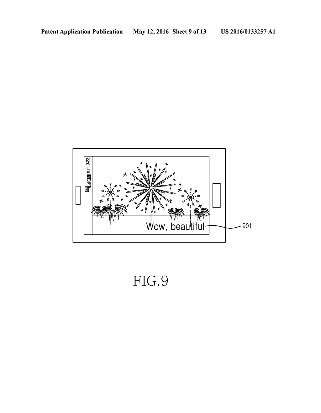 METHOD FOR DISPLAYING TEXT AND ELECTRONIC DEVICE THEREOF - diagram, schematic, and image 10