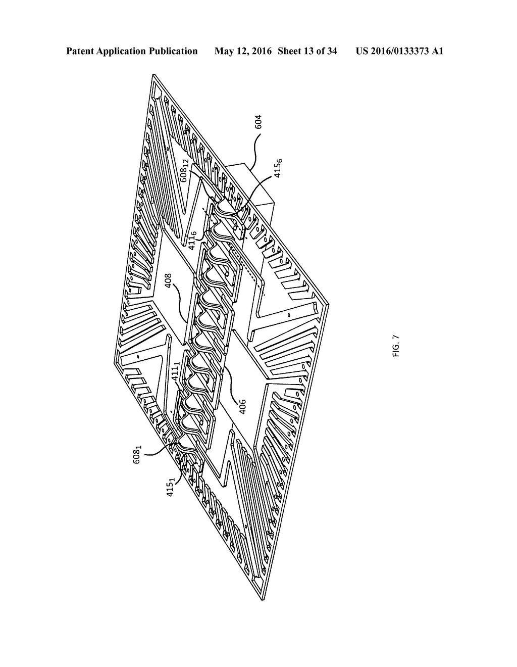 NON-PLANAR INDUCTIVE ELECTRICAL ELEMENTS IN SEMICONDUCTOR PACKAGE LEAD     FRAME - diagram, schematic, and image 14