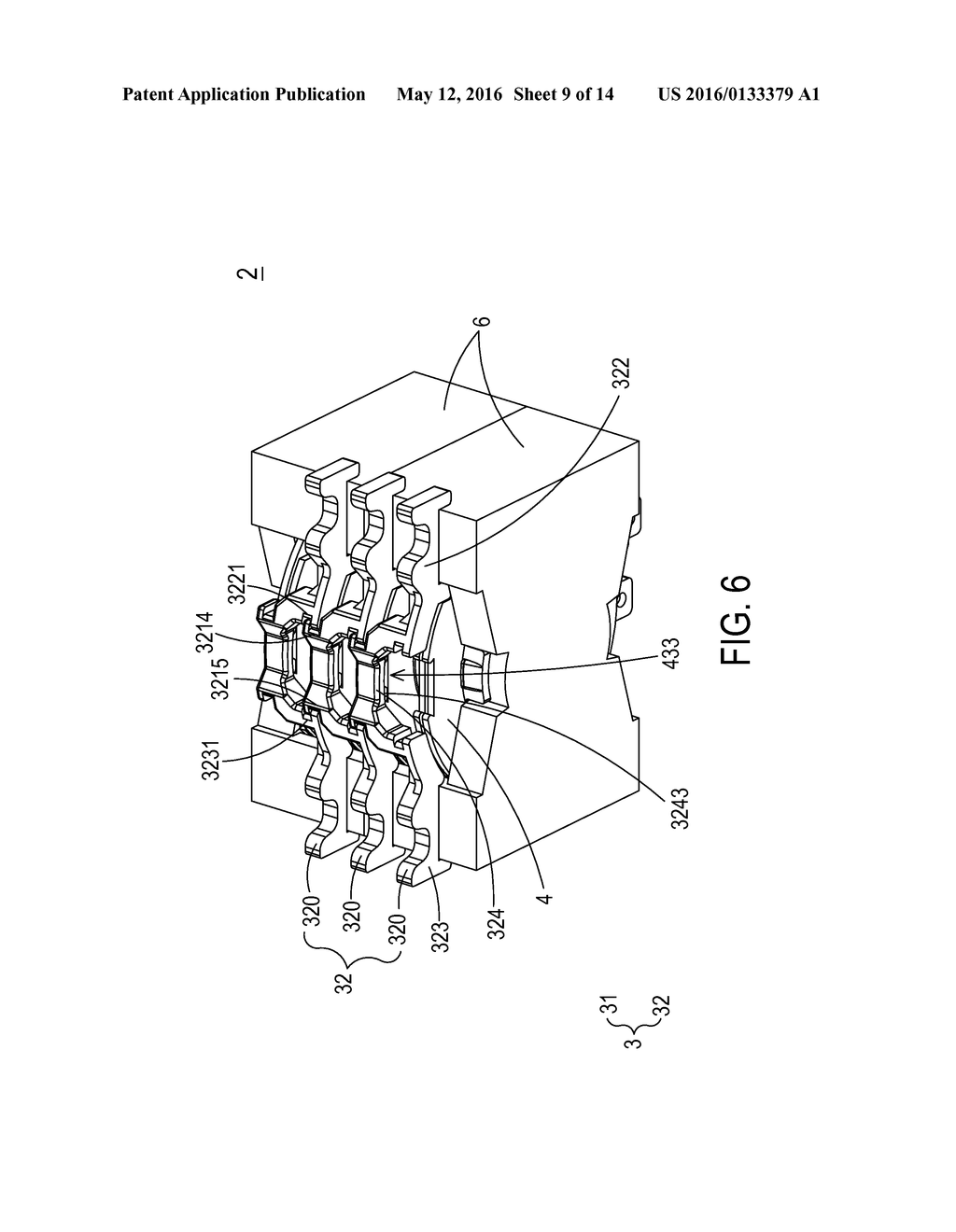 MAGNETIC ELEMENT AND BOBBIN ASSEMBLY THEREOF - diagram, schematic, and image 10