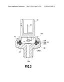 METHOD OF MANUFACTURING DIAPHRAGM WITH CONTACT, AND PRESSURE SWITCH     INCLUDING DIAPHRAGM WITH CONTACT MADE BY THE METHOD diagram and image