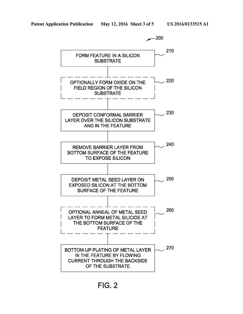 METHOD FOR COPPER PLATING THROUGH SILICON VIAS USING WET WAFER BACK     CONTACT - diagram, schematic, and image 04