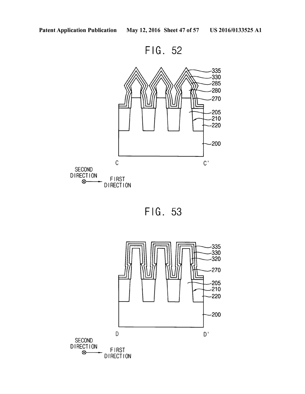 SEMICONDUCTOR DEVICES AND METHODS OF MANUFACTURING THE SAME - diagram, schematic, and image 48