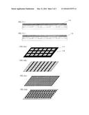 ELECTROMAGNETIC WAVE SHIELDING SUPPORT BASE-ATTACHED ENCAPSULANT,     ENCAPSULATED SUBSTRATE HAVING SEMICONDUTOR DEVICES MOUNTED THEREON,     ENCAPSULATED WAFER HAVING SEMICONDUCTOR DEVICES FORMED THEREON, AND     SEMICONDUCTOR APPARATUS diagram and image