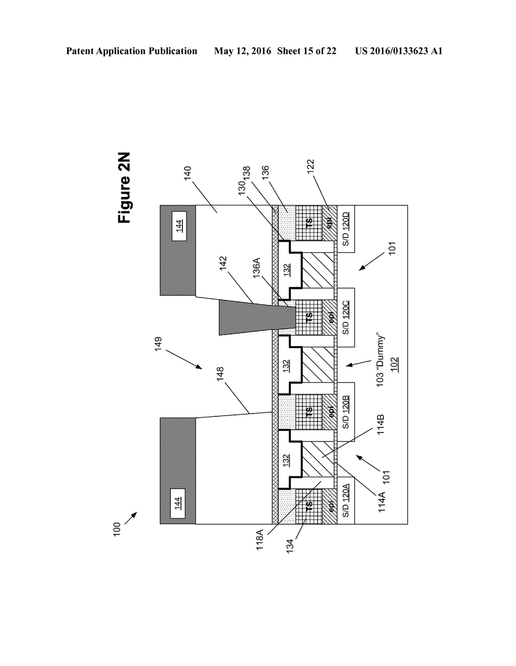 METHODS OF FORMING A COMBINED GATE AND SOURCE/DRAIN CONTACT STRUCTURE AND     THE RESULTING DEVICE - diagram, schematic, and image 16