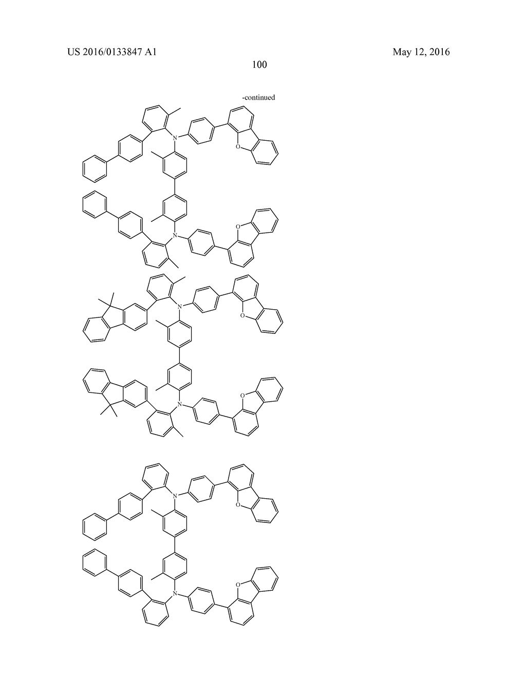 AROMATIC AMINE DERIVATIVE AND ORGANIC ELECTROLUMINESCENT ELEMENT - diagram, schematic, and image 101