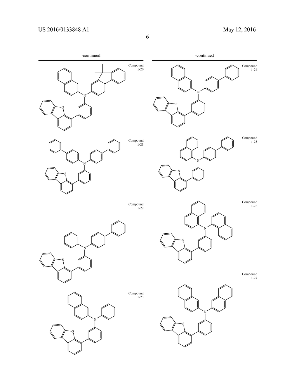 HETEROCYCLIC COMPOUNDS AND ORGANIC ELECTROLUMINESCENT DEVICES USING THE     SAME - diagram, schematic, and image 14