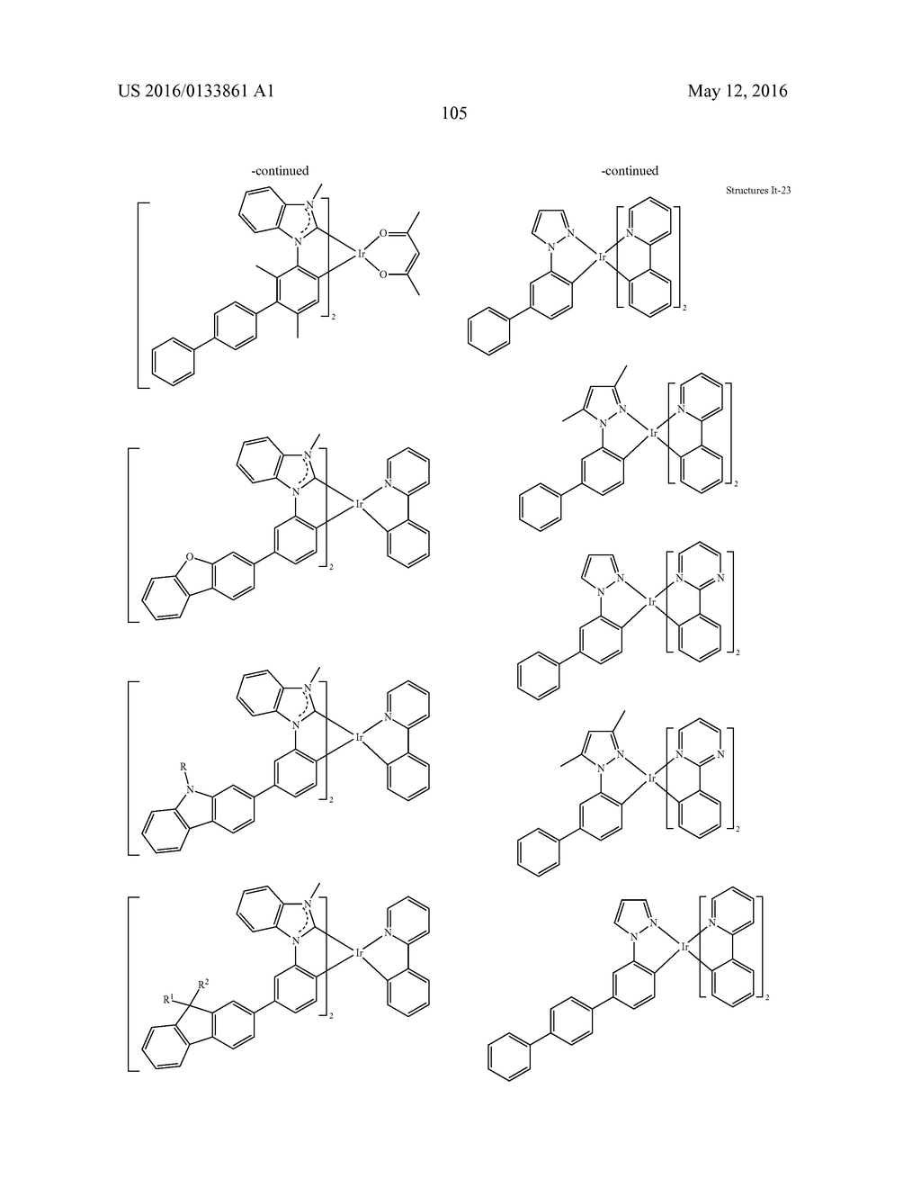 EMITTERS BASED ON OCTAHEDRAL METAL COMPLEXES - diagram, schematic, and image 114