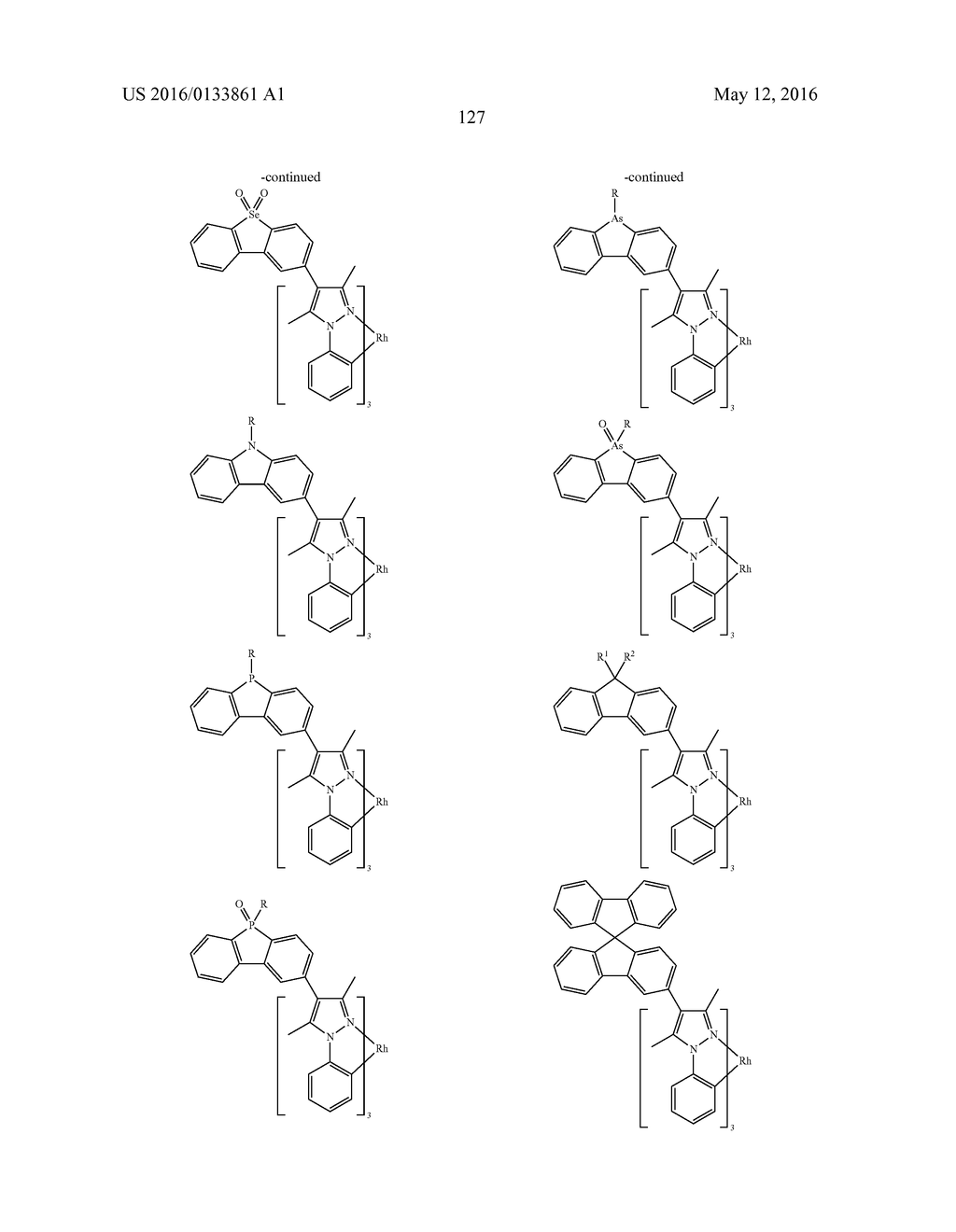 EMITTERS BASED ON OCTAHEDRAL METAL COMPLEXES - diagram, schematic, and image 136