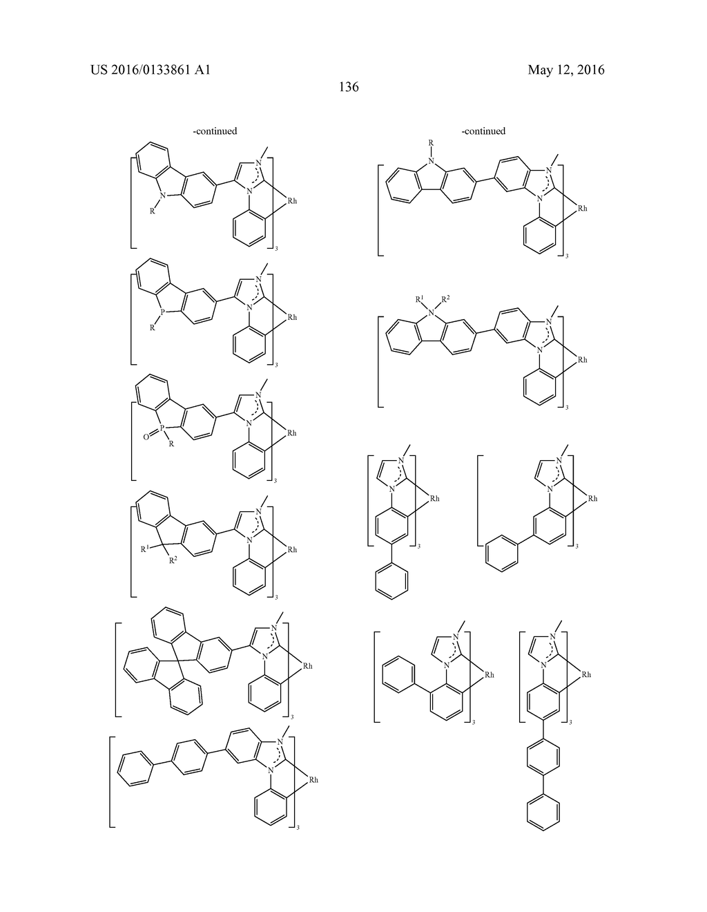 EMITTERS BASED ON OCTAHEDRAL METAL COMPLEXES - diagram, schematic, and image 145