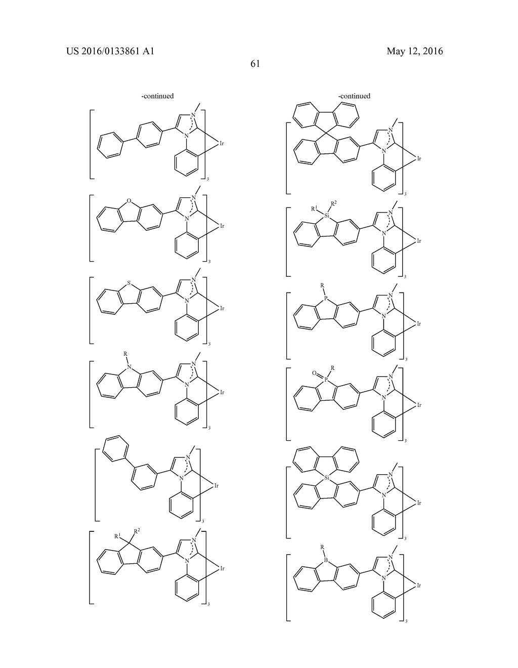 EMITTERS BASED ON OCTAHEDRAL METAL COMPLEXES - diagram, schematic, and image 70