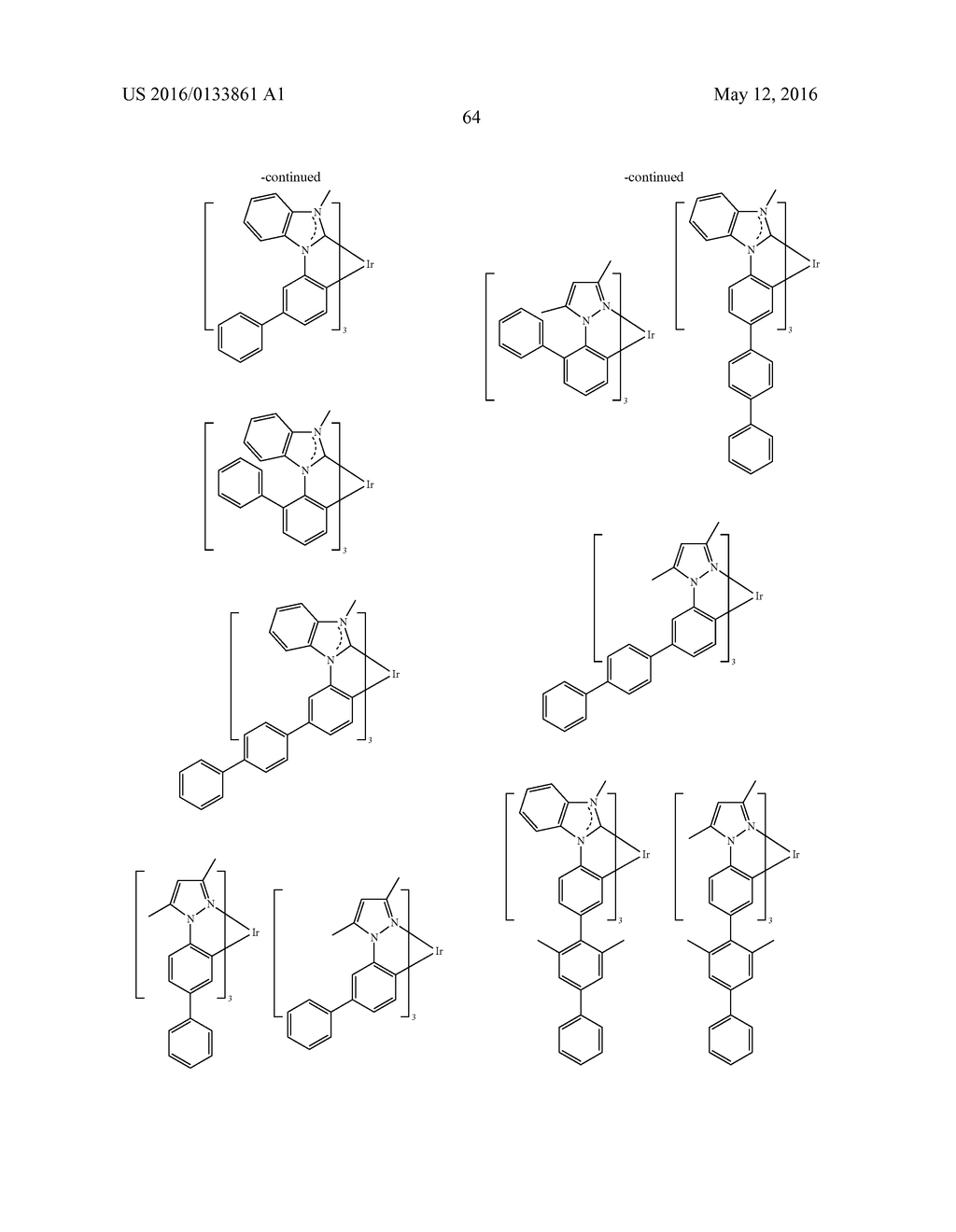 EMITTERS BASED ON OCTAHEDRAL METAL COMPLEXES - diagram, schematic, and image 73