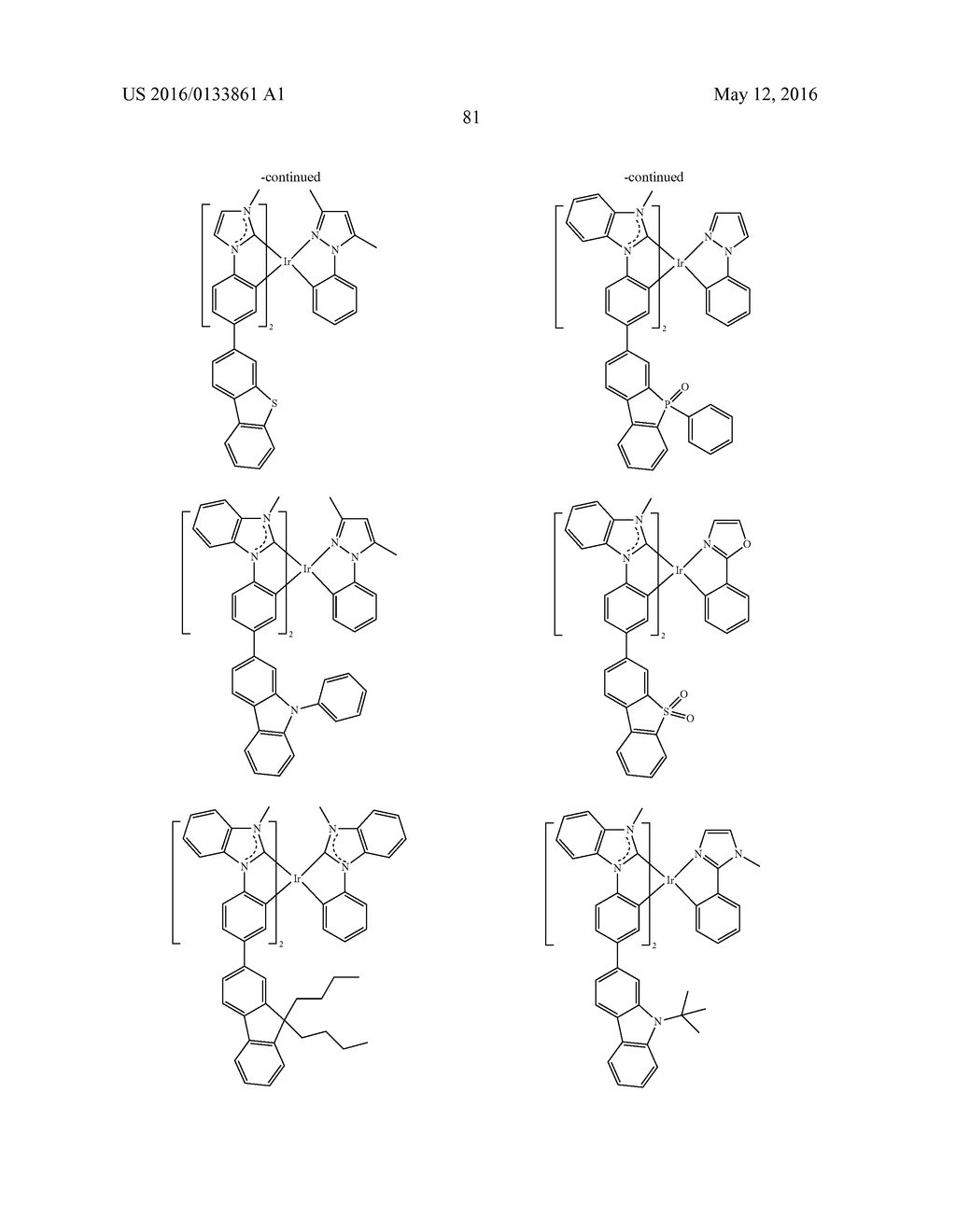 EMITTERS BASED ON OCTAHEDRAL METAL COMPLEXES - diagram, schematic, and image 90