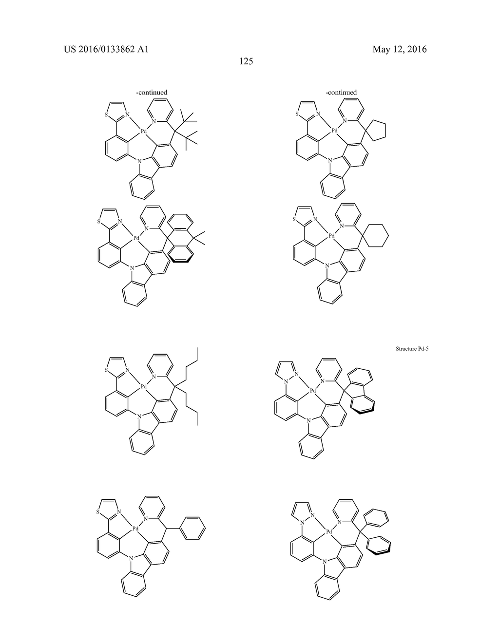 TETRADENTATE METAL COMPLEXES WITH CARBON GROUP BRIDGING LIGANDS - diagram, schematic, and image 129