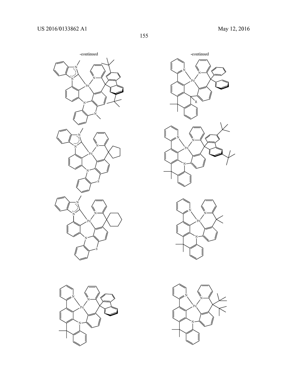 TETRADENTATE METAL COMPLEXES WITH CARBON GROUP BRIDGING LIGANDS - diagram, schematic, and image 159