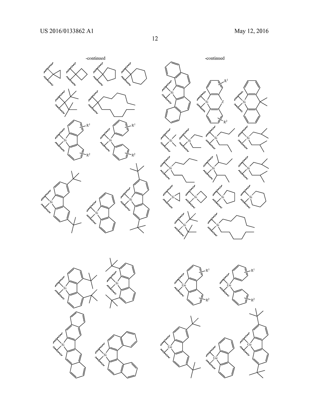 TETRADENTATE METAL COMPLEXES WITH CARBON GROUP BRIDGING LIGANDS - diagram, schematic, and image 16