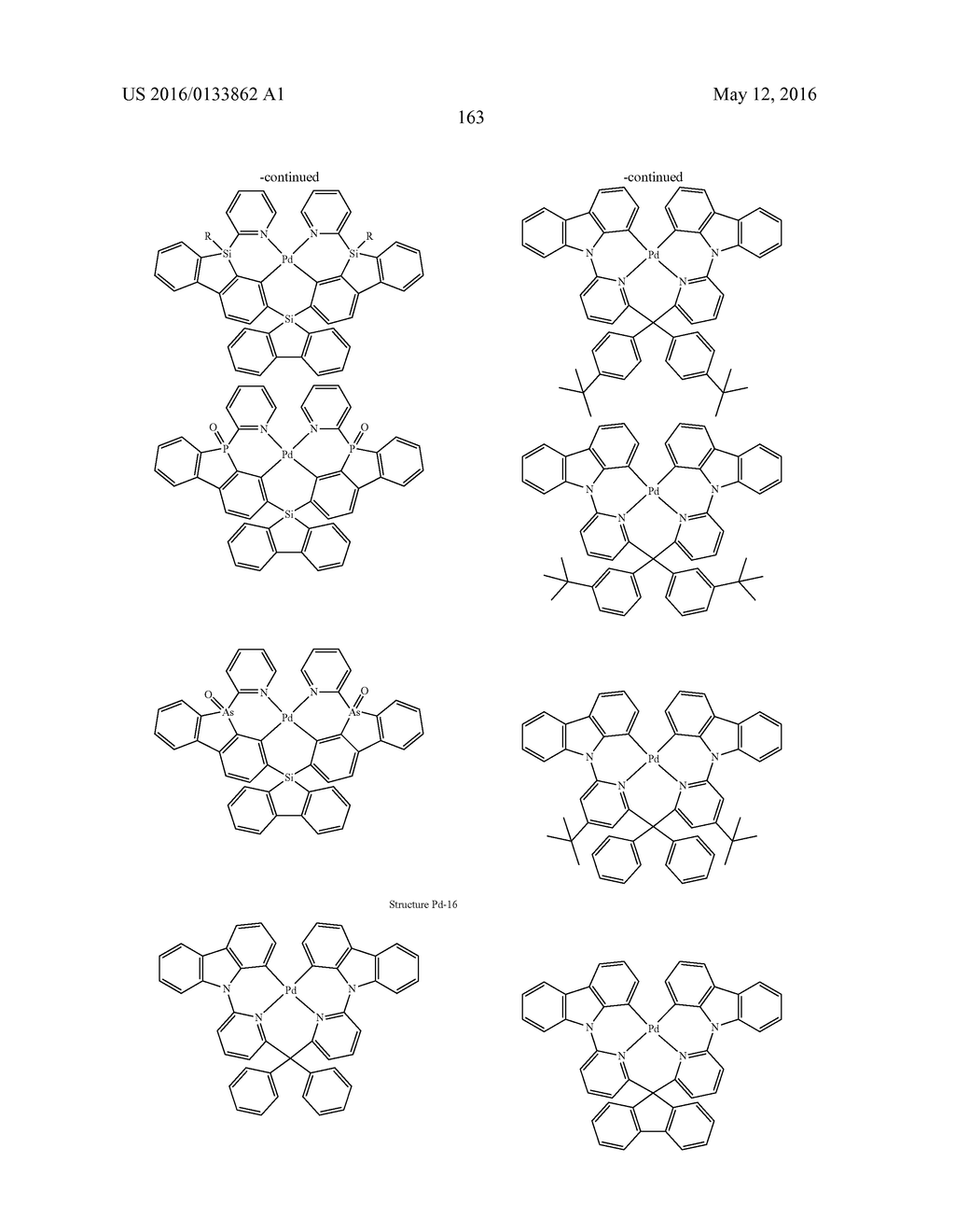 TETRADENTATE METAL COMPLEXES WITH CARBON GROUP BRIDGING LIGANDS - diagram, schematic, and image 167