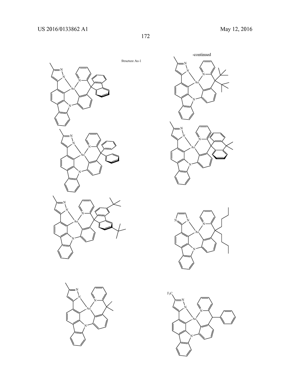TETRADENTATE METAL COMPLEXES WITH CARBON GROUP BRIDGING LIGANDS - diagram, schematic, and image 176